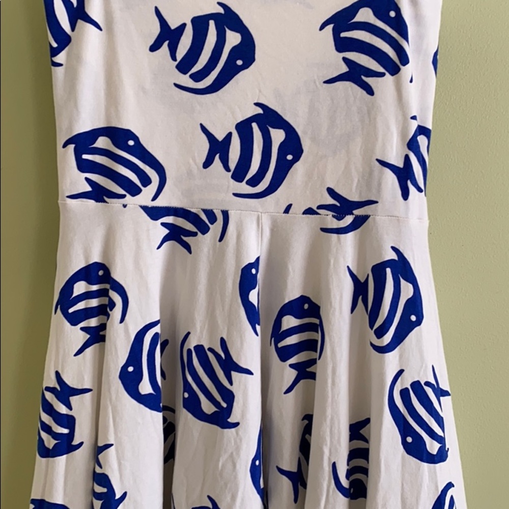 Jcrew Fish Patterned Interchangeable Dress/Skirt - image 2